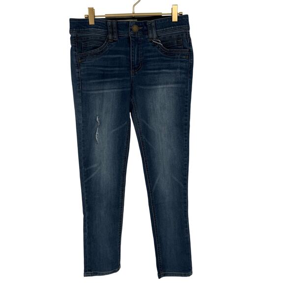 Democracy AB Technology Jeans Medium Wash Mid Rise Skinny Stretch Women's Size 4 - Picture 1 of 8